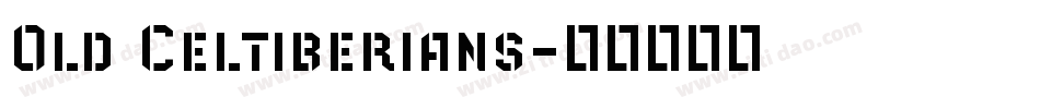 Old Celtiberians字体转换